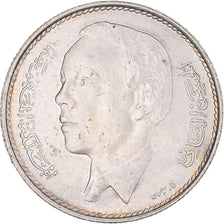 Coin, Morocco, al-Hassan II, 5 Dirhams, 1965, Paris, AU(55-58), Silver, KM:57