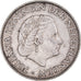 Munten, Nederland, Juliana, 2-1/2 Gulden, 1961, ZF, Zilver, KM:185