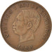 Coin, Cambodia, 10 Centimes, 1860, EF(40-45), Bronze, KM:M3, Lecompte:23