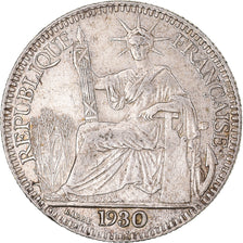 Coin, FRENCH INDO-CHINA, 10 Cents, 1930, Paris, EF(40-45), Silver, KM:16.1