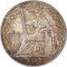 Munten, FRANS INDO-CHINA, 10 Cents, 1937, Paris, ZF+, Zilver, KM:16.2