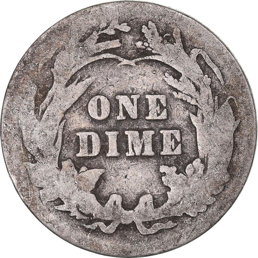 Monnaie, États-Unis, Barber Dime, Dime, 1900, U.S. Mint, Philadelphie, B+
