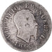 Coin, Italy, Vittorio Emanuele II, 50 Centesimi, 1863, Milan, F(12-15), Silver