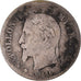 Moeda, França, Napoleon III, 20 Centimes, 1867, Paris, F(12-15), Prata