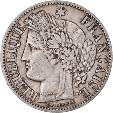 Coin, France, Cérès, 2 Francs, 1887, Paris, EF(40-45), Silver, KM:817.1