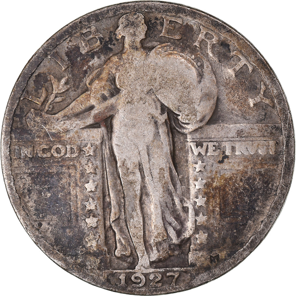 Coin, United States, Standing Liberty Quarter, Quarter, 1927, U.S. Mint