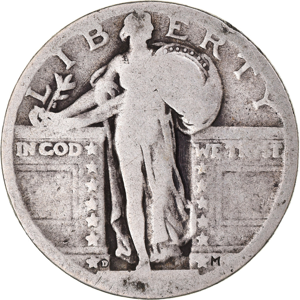 Coin, United States, Standing Liberty Quarter, Quarter, Uncertain date, Denver