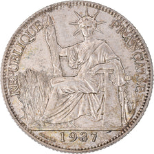 Monnaie, Indochine française, 20 Cents, 1937, Paris, TTB, Argent, KM:17.2