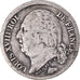 Monnaie, France, Louis XVIII, 1/2 Franc, 1822, Paris, TB+, Argent, Gadoury:401