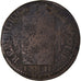 Munten, Frankrijk, Sol aux Balances, 1793, Strasbourg, ZG+, Bronzen, Gadoury:19