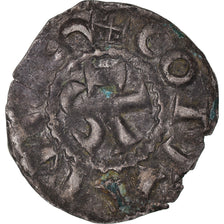 Coin, France, Bretagne, Conan III, Denarius, Rennes, AU(50-53), Silver