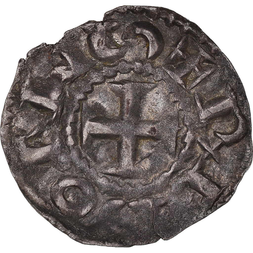 Münze, Frankreich, Bretagne, Conan III, Denarius, Rennes, SS+, Silber