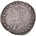 Coin, France, Charles IX, Teston, 1567, Bayonne, VF(20-25), Silver, Sombart:4610