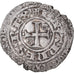 Moneta, Francja, Jean II le Bon, Blanc aux quadrilobes, VF(30-35), Bilon