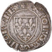 Coin, France, Charles VI, Blanc Guénar, Uncertain Mint, EF(40-45), Billon