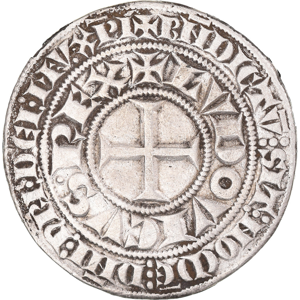 Munten, Frankrijk, Louis IX, Gros Tournois, 1226-1270, FR+, Zilver, Duplessy:190