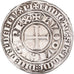 Moneda, Francia, Louis IX, Gros Tournois, 1226-1270, BC+, Plata, Duplessy:190