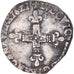 Moneta, Francja, Louis XIII, 1/8 Ecu, 1621, Bayonne, VF(30-35), Srebro, KM:44.11