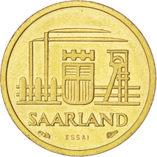 Coin, SAARLAND, 10 Franken, 1954, Paris, AU(55-58), Aluminum-Bronze, KM:E1