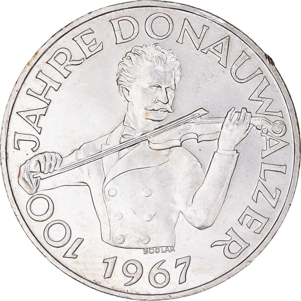 Coin, Austria, 50 Schilling, 1967, MS(63), Silver, KM:2902