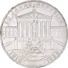 Coin, Austria, 50 Schilling, 1968, MS(63), Silver, KM:2904.1