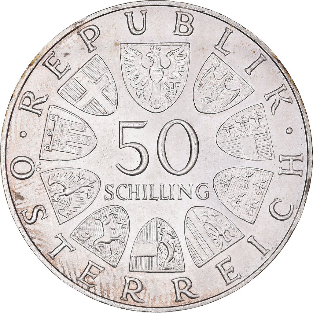 Moneta, Austria, 50 Schilling, 1970, SPL, Argento, KM:2908