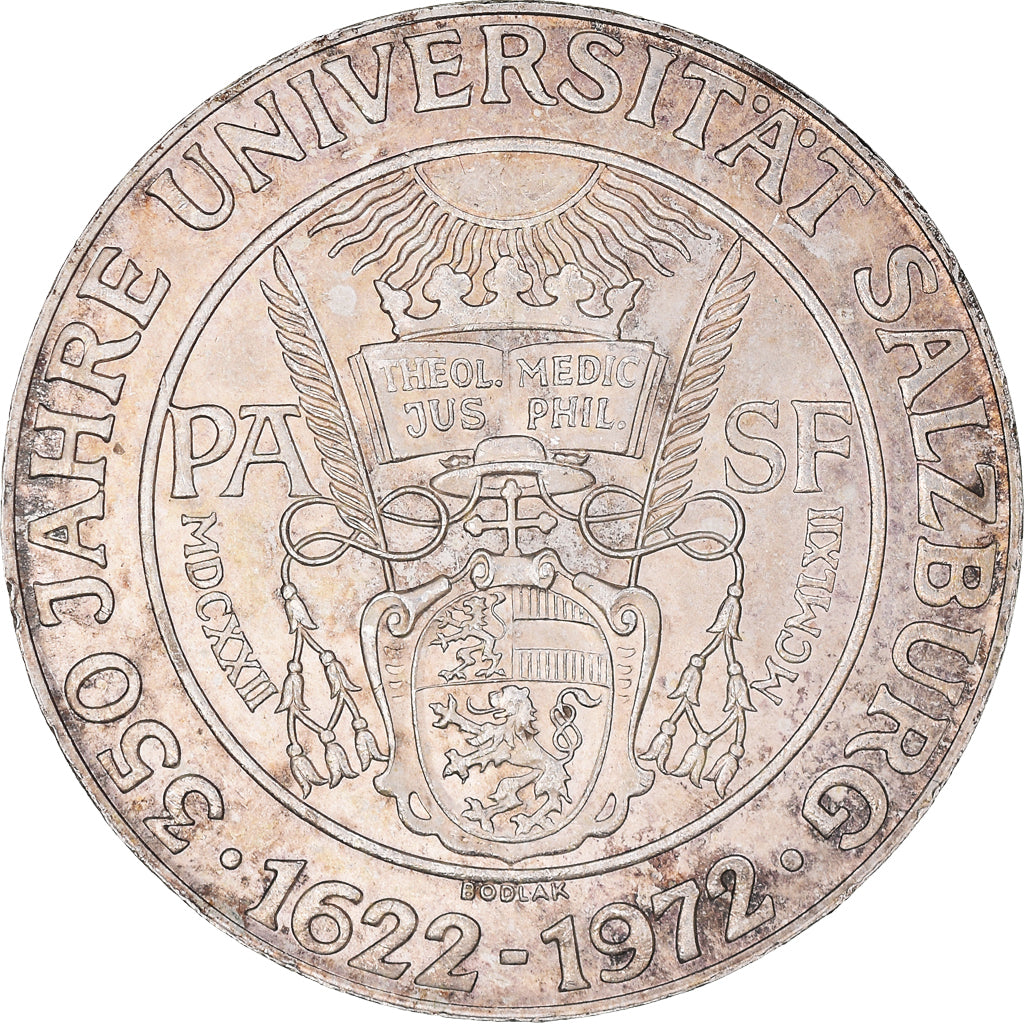 Moneta, Austria, Salzburg University, 50 Schilling, 1972, SPL, Argento, KM:2913