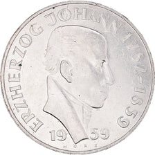 Coin, Austria, 25 Schilling, 1959, AU(55-58), Silver, KM:2887