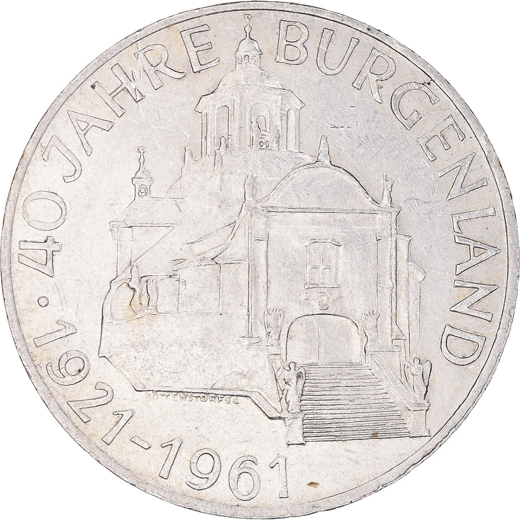 Coin, Austria, 25 Schilling, 1961, AU(50-53), Silver, KM:2891