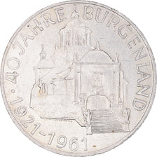 Coin, Austria, 25 Schilling, 1961, AU(50-53), Silver, KM:2891