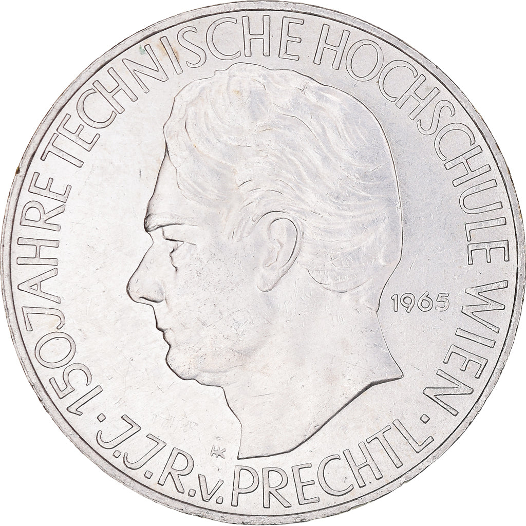Coin, Austria, 25 Schilling, 1965, Vienne, MS(60-62), Silver, KM:2897