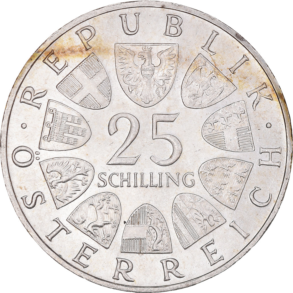 Münze, Österreich, 25 Schilling, 1966, UNZ, Silber, KM:2899