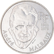 Coin, France, André Malraux, 100 Francs, 1997, AU(55-58), Silver, KM:1188