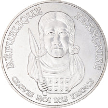 Coin, France, Clovis, 100 Francs, 1996, MS(63), Silver, KM:1180, Gadoury:953