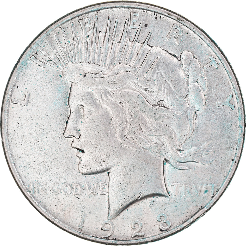 Coin, United States, Peace Dollar, Dollar, 1923, U.S. Mint, San Francisco