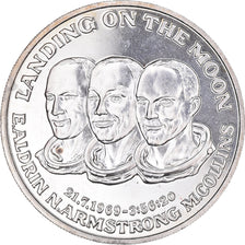 France, Medal, Landing on the Moon, N.Amstrong, Sciences & Technologies, MS(63)