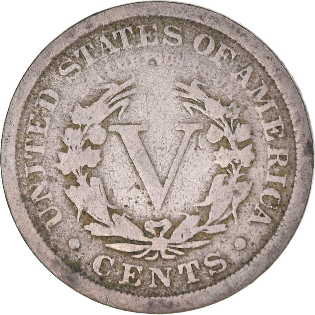 Moneta, Stati Uniti, Liberty Nickel, 5 Cents, 1901, U.S. Mint, Philadelphia, MB