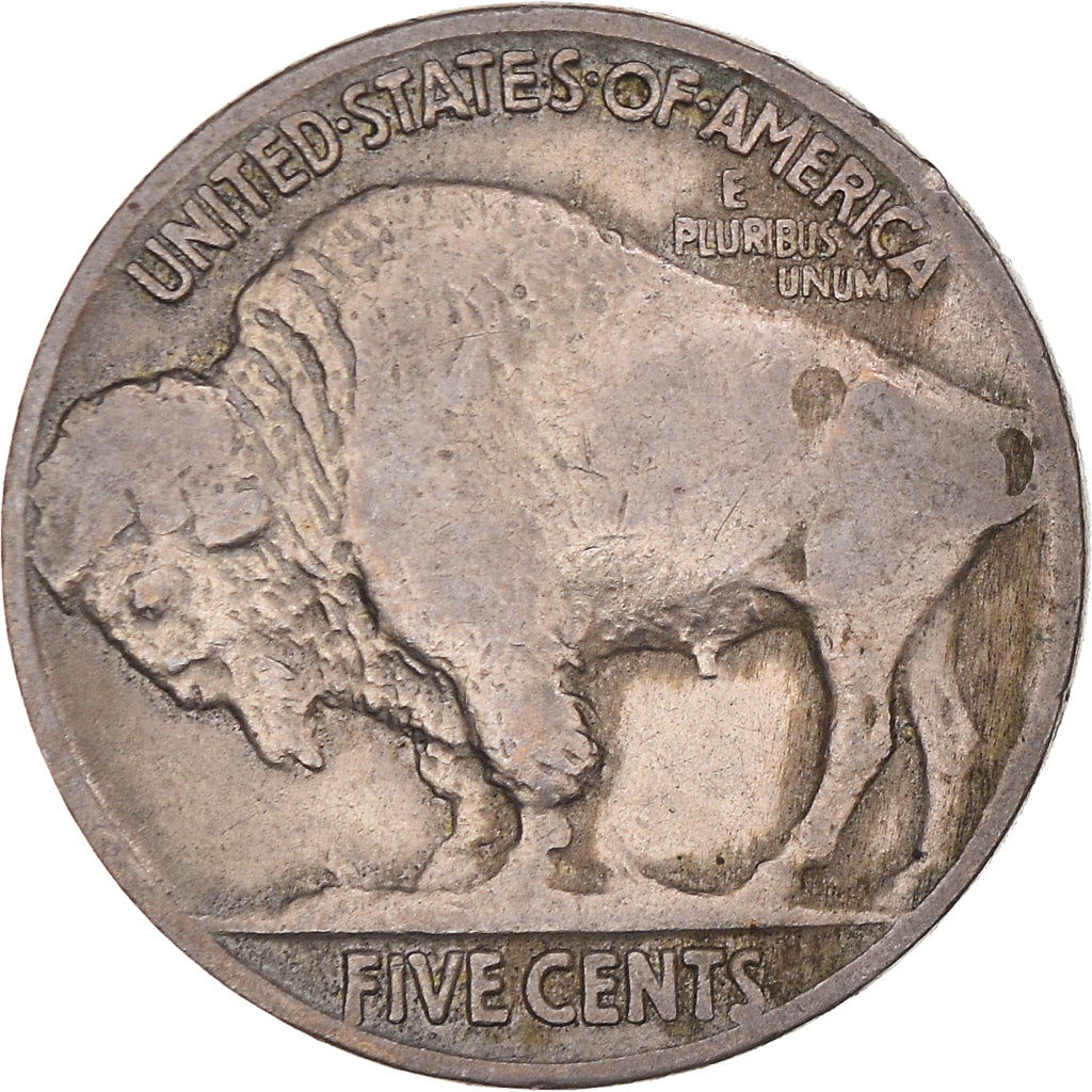 Monnaie, États-Unis, Buffalo Nickel, 5 Cents, 1916, U.S. Mint, Philadelphie