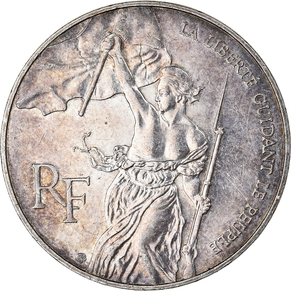 Coin, France, Liberté guidant le peuple, 100 Francs, 1993, AU(50-53), Silver