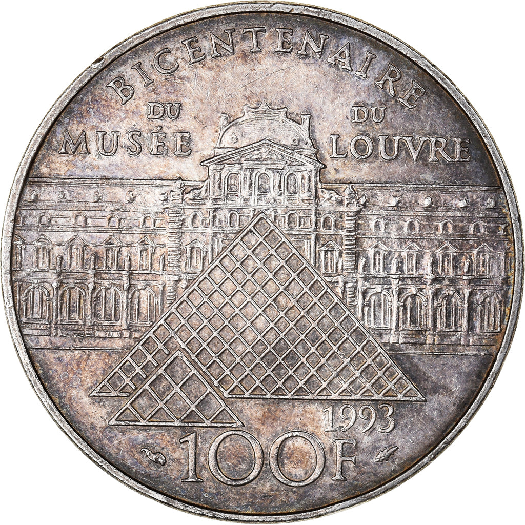 Coin, France, Liberté guidant le peuple, 100 Francs, 1993, AU(50-53), Silver