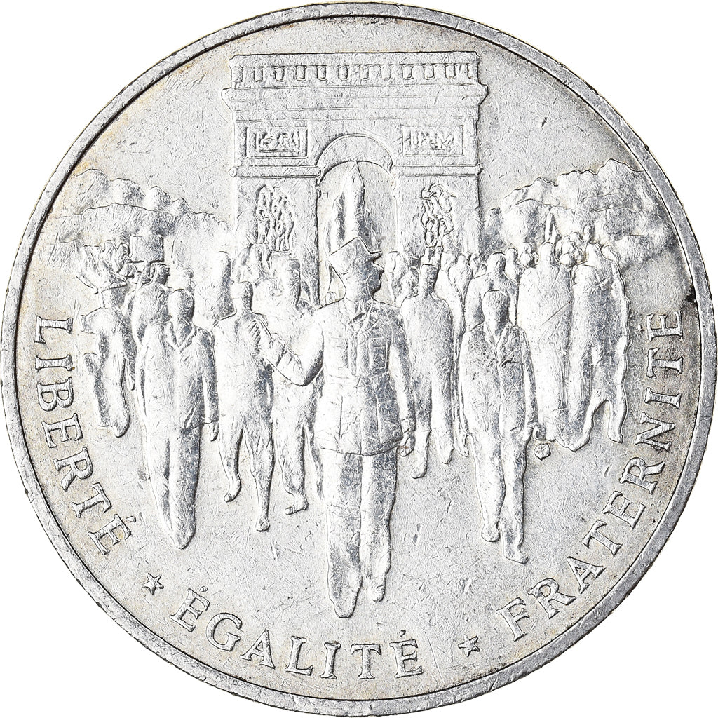 Coin, France, Libération de Paris, 100 Francs, 1994, EF(40-45), Silver