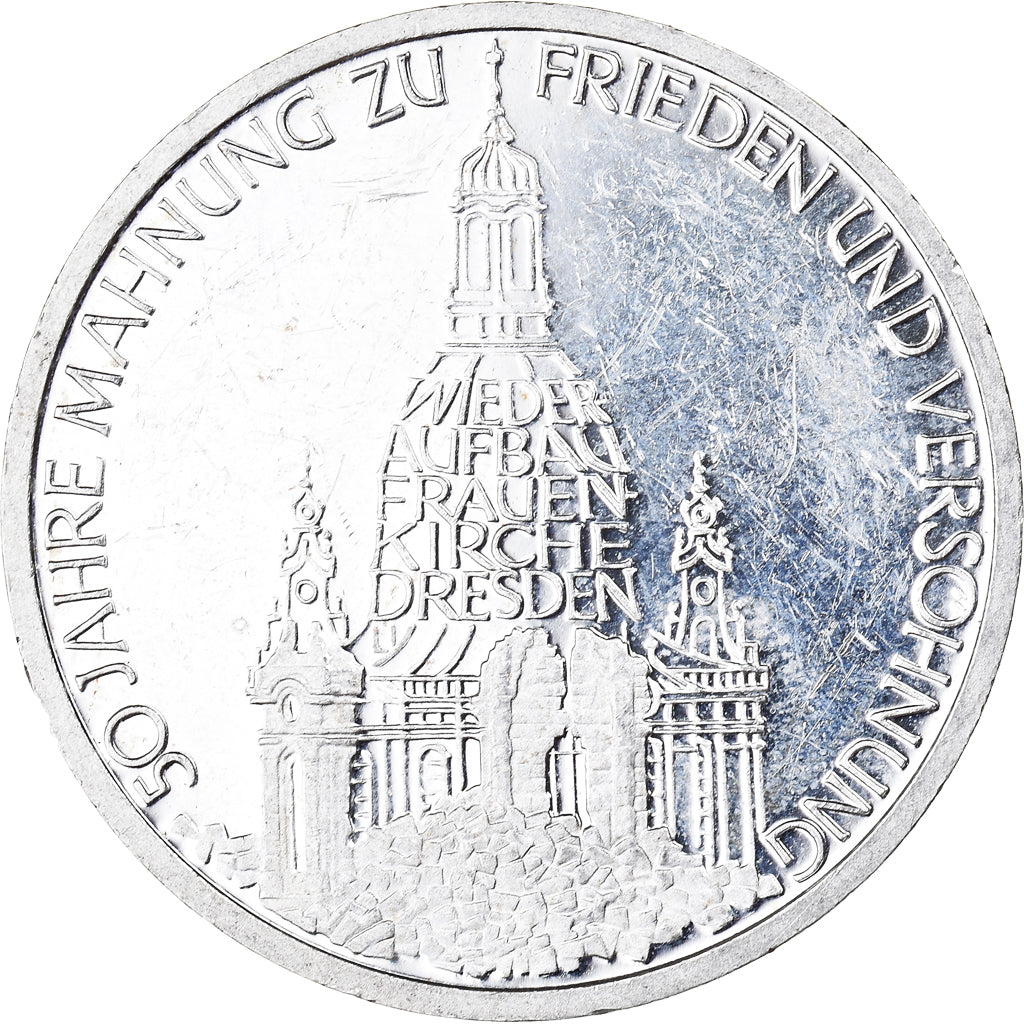 Coin, GERMANY - FEDERAL REPUBLIC, 10 Mark, 1995, Hamburg, Germany, MS(60-62)