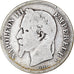 Moneda, Francia, Napoleon III, 2 Francs, 1868, Paris, BC, Plata, KM:807.1