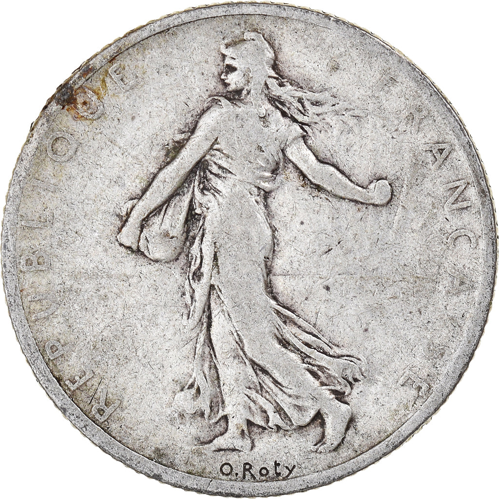 Moneda, Francia, Semeuse, 2 Francs, 1900, Paris, BC, Plata, KM:845.1