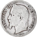 Moneta, Francia, Napoleon III, Franc, 1866, Paris, MB, Argento, KM:806.1