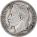 Moneda, Francia, Napoleon III, Franc, 1869, Paris, BC, Plata, KM:806.1