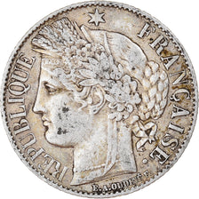 Coin, France, Cérès, Franc, 1887, Paris, EF(40-45), Silver, KM:822.1