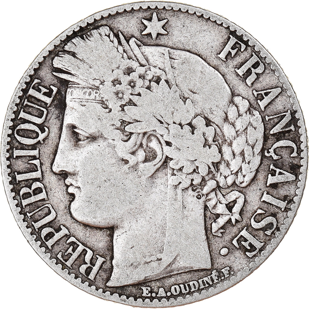 Monnaie, France, Cérès, Franc, 1888, Paris, TB, Argent, Gadoury:465a, KM:822.1