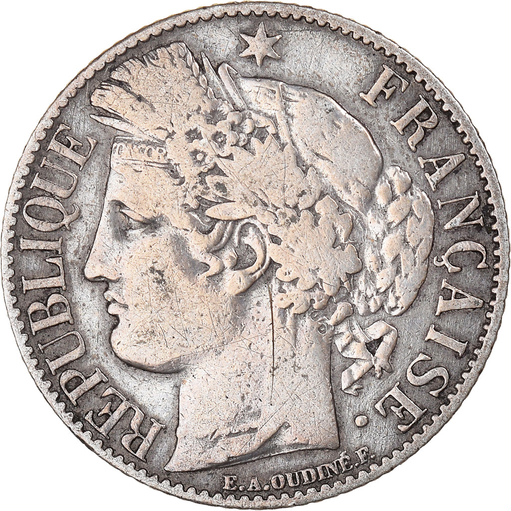 Coin, France, Cérès, Franc, 1895, Paris, VF(20-25), Silver, KM:822.1