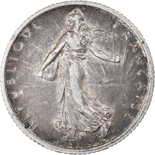 Moneta, Francja, Semeuse, Franc, 1901, Paris, EF(40-45), Srebro, KM:844.1